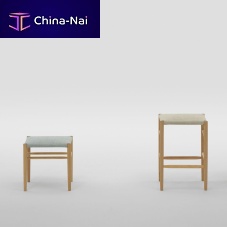 Contemporary stool LIGHTWOOD 2535-20leatheroakash