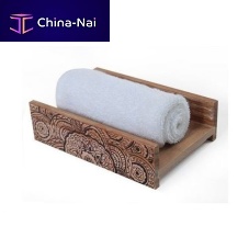 Towel rack with rods TAB-07free-standingwoodenfor hotel