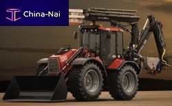 Backhoe loader-mounted telescopic boom lift Lift serieshydraulic