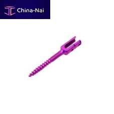 Thoraco-lumbar pedicle screw monoaxialtitanium