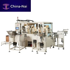 Valve assembly machine automaticcam-operated