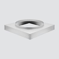 Flat roof capping CURB MOUNTED