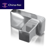 Shower door hinge AKZENTstainless steelhomepolished