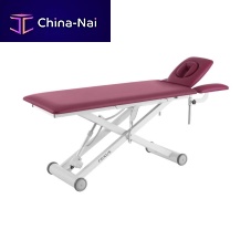Electric massage table Nexus S4 on casterswith armrestswith adjustable height backrest