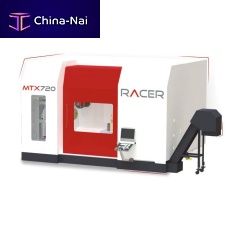 CNC milling-turning center MTX series horizontal3-axisspindle