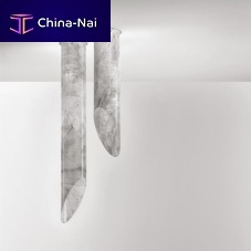 Contemporary ceiling light STILLApainted steelfabricfiberglass