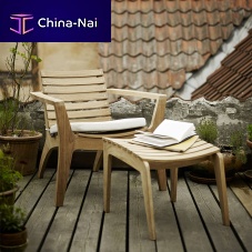 Contemporary chair SKAGERAK - REGATTAoutdoorteakteak base