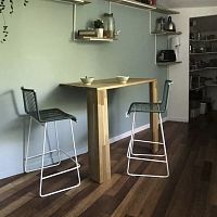 Contemporary bar chair Cenoteoutdoorindoorlinen