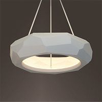 Contemporary chandelier OLYMPICplasterLEDhandmade