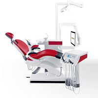 Dental unit with chair Siniuscompactwith hygiene systemwith monitor