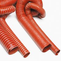 Spiral air duct Vena ® HT/HTDsteelsiliconefiberglass