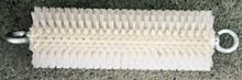 Cylindrical spiral brush cleaningplasticfor air ducts
