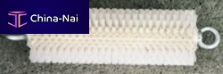 Cylindrical spiral brush cleaningplasticfor air ducts