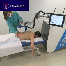 Collaborative robotic arm ADAMOair compression massagefor muskuloskeletal disorders treatment