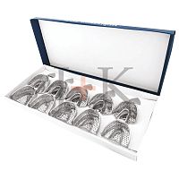 Upper dental impression tray 35-121-107lowerperforatednon-perforated