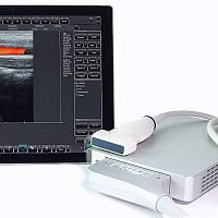 On-platform, tabletop ultrasound system ArtUsfor multipurpose ultrasound imagingB/Wcolor doppler