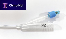 Urine drainage veterinary catheter for dogsdouble-lumenballoon