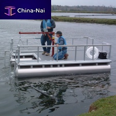 Floating dock Service Bargeworkfor marinasaluminum