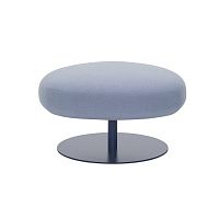 Contemporary pouf Libellefabricroundupholstered