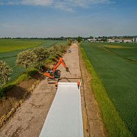 Woven geotextile Stabilenkapolyesterfor consolidationfor basin