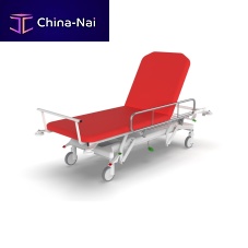 Hydraulic examination table ELEVA Hheight-adjustablewith adjustable backreston casters