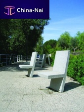Contemporary chair GISconcretefor public spacecommercial