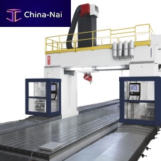 Gantry CNC milling center POWERMILL3-axisuniversalwith rotary table