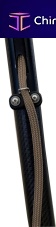 Yacht awning pole carbon