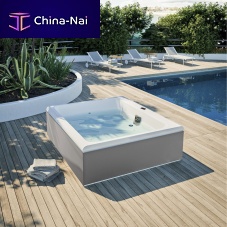 Built-in hot tub MAWI 175/200above-groundrectangular3-seater