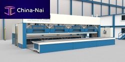 Plastic film thermoforming machine HDFfor composite material partsautomaticvacuum