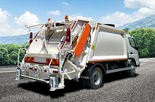 Mixed waste compactor mobilehydraulic