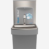 Wall-mounted hand basin A171W Seriesrectangularstainless steelantibacterial