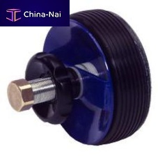 Round plug 1550080threadedrubberpowder-coated steel