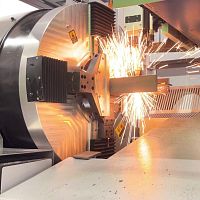 Laser cutting machine GK LASERfiber laserfor metaltube
