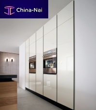 Contemporary storage cabinet for kitchen AINOA 4.0lacquered wood