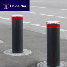 Security bollard galvanised steelhydraulicluminous