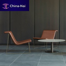 Contemporary lounge chair BACKfabricstainless steelupholstered