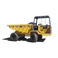 Rubber-tired dumper D6dieselrear unloadingcompact
