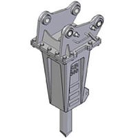 Hydraulic breaker for small carriersvertical