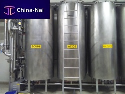 CIP unit for the food industry