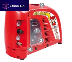 Piston compressor ALADIN, GENIUS seriesairelectrically-poweredportable