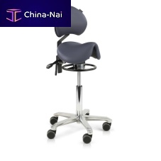 Healthcare facility stool Seamless upholstered Amazone Balancedentalheight-adjustableon casters