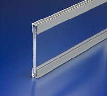 Aluminum profile E-WALLU-shapedfor partition wall