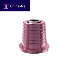Titanium dental implant sleeve P24-bTs-Cfor multi-unit abutments