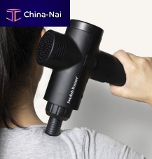 Hand-held body massager Gun Probattery-powered