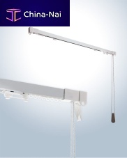 Chain-operated curtain track GAIAwindow