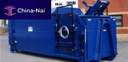 Mixed waste compactor DICOM CE seriescardboardmobilehorizontal