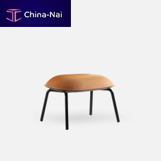 Contemporary footrest Tascafabricleathermetal