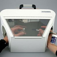 Tabletop dental laboratory workstation Airsonic® Absorbo Box®