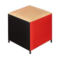 Contemporary pouf ILLUSIONfabricsquare